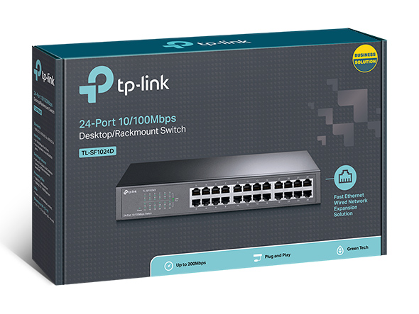 Switch TP-Link 24Port 10/100 (SF1024D)