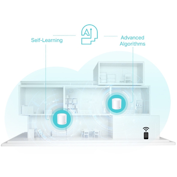 TP-Link Mesh Wifi DecoX50 (3-Pack)