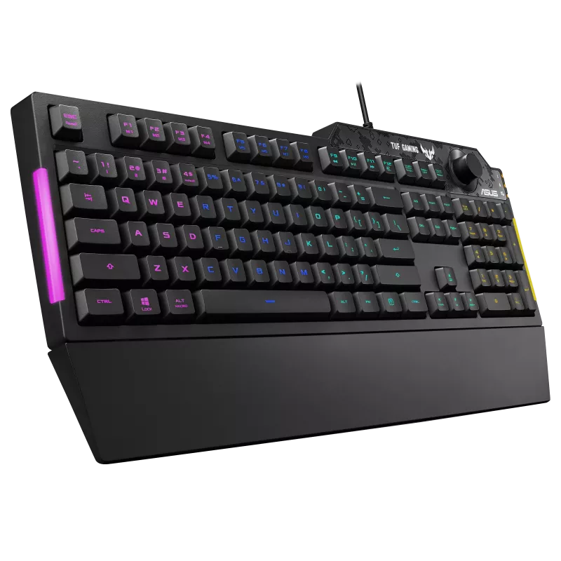 Keyboard USB ASUS TUF Gaming K1 RGB (90MP01X0-BKUA00)