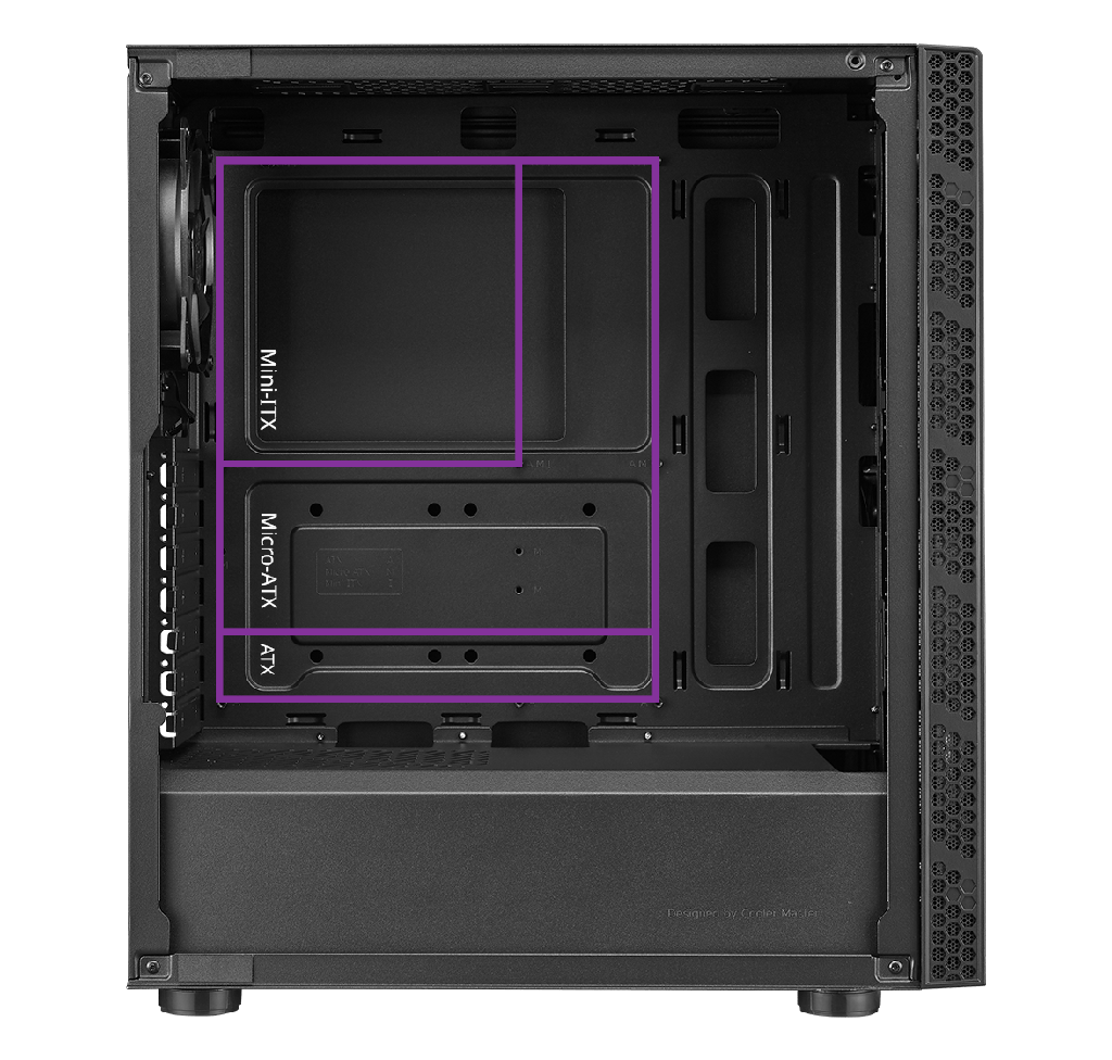 Casing Cooler Master MB600L V2 With ODD,TG left panel