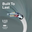 Promate Super Flexible Data and Charge USB-C Cable (XCord-AC-WHITE)