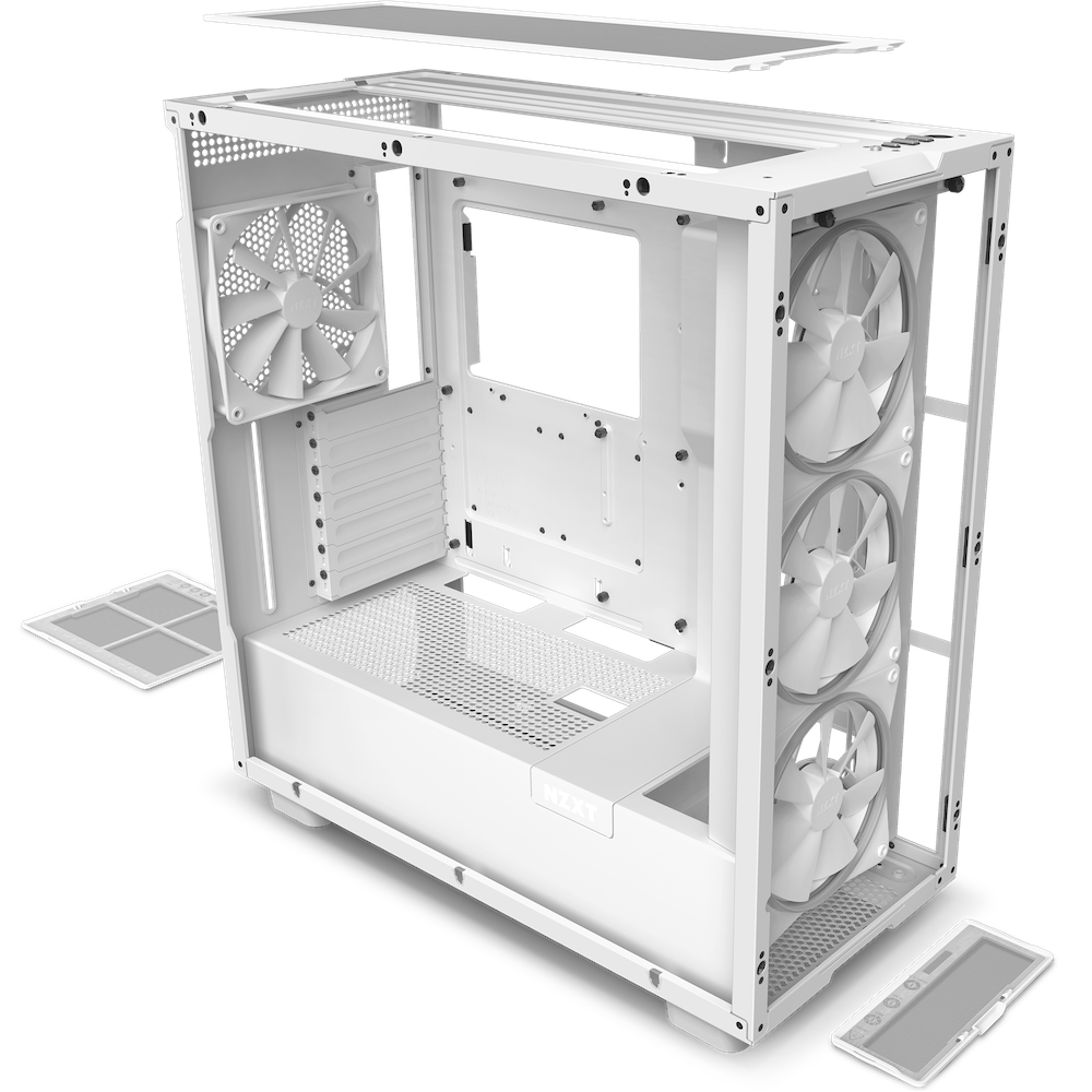 Casing NZXT H7 V1 Elite 2023 ATX White