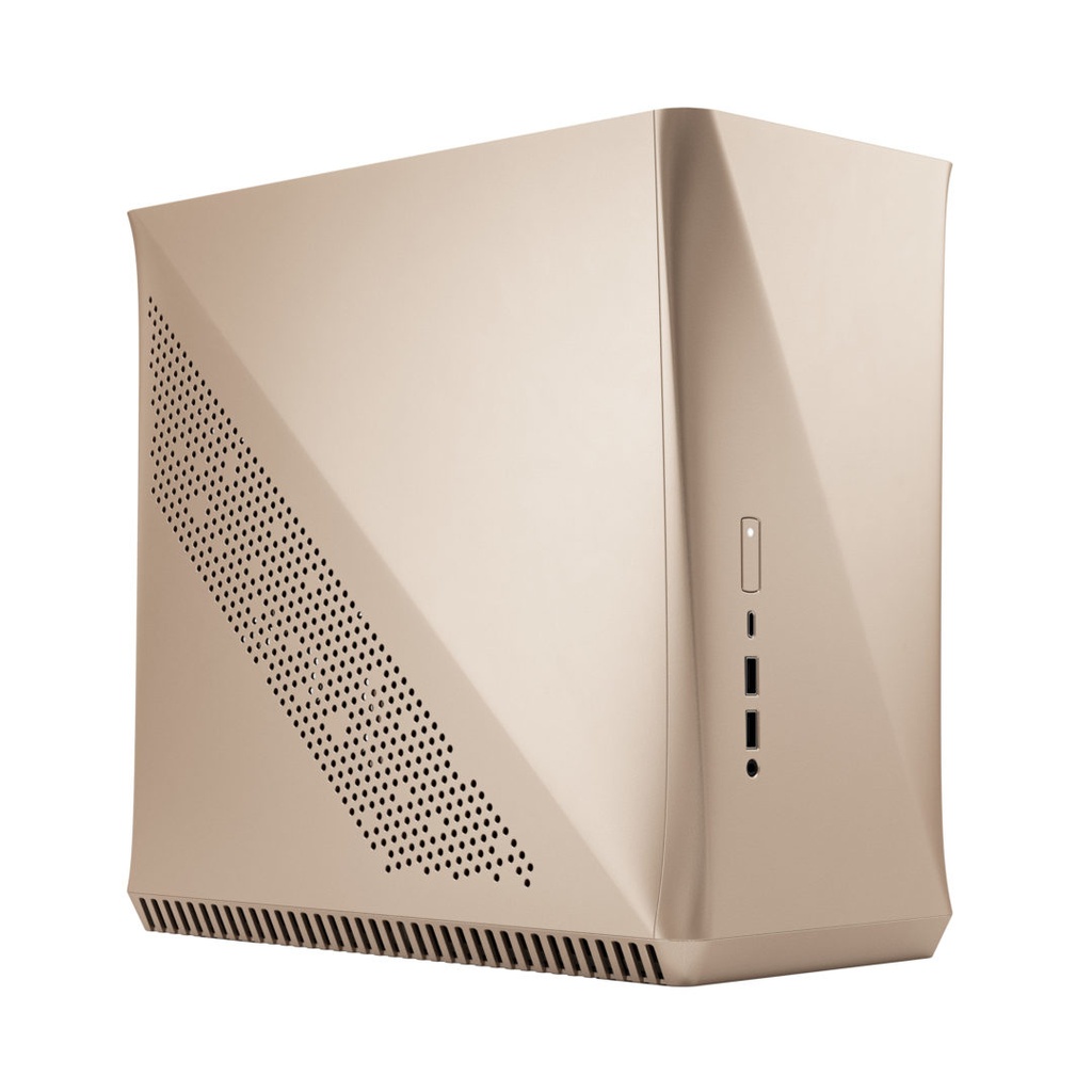 Casing Fractal Design Era ITX Gold TG Compact Mini-ITX Case (CHP)