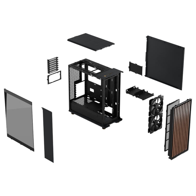 Casing Fractal North Charcoal TG Mid Tower Case