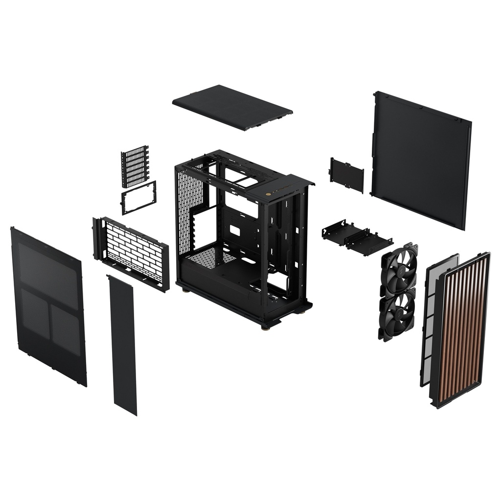 Casing Fractal North Charcoal Mesh Mid Tower Case