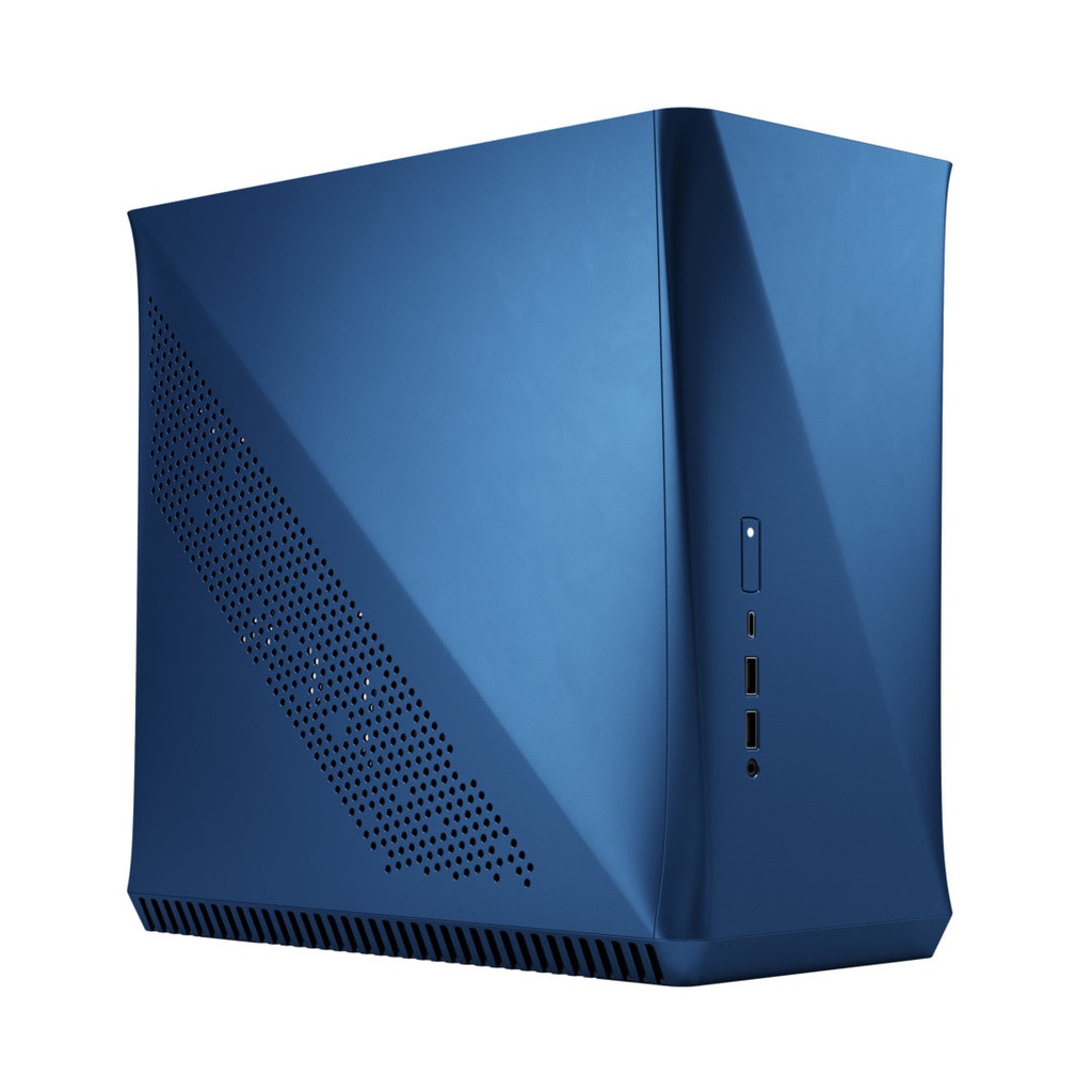 Casing Fractal Design Era ITX Cobalt TG Compact Case (Blue)