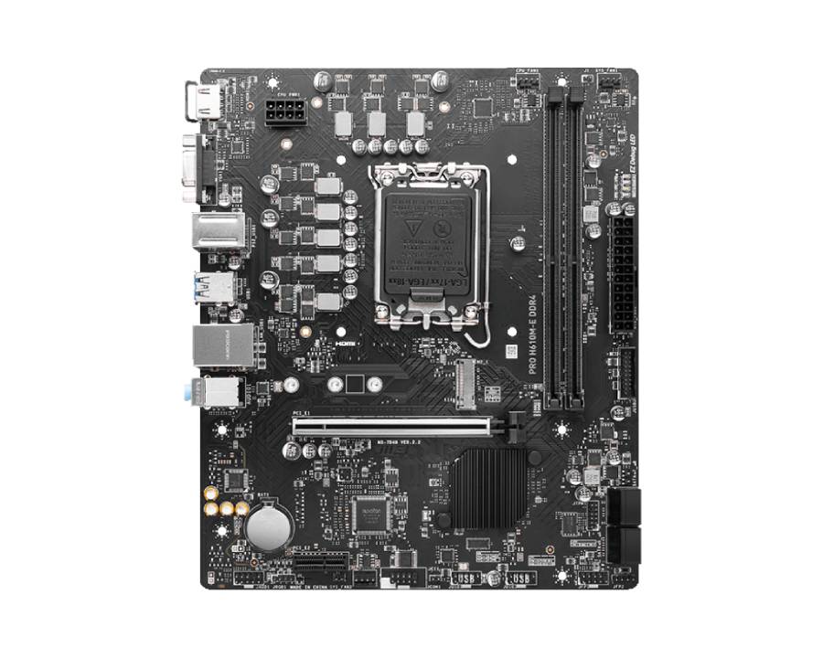 Motherboard Intel 1700/DDR4 MSI PRO H610M-E DDR4