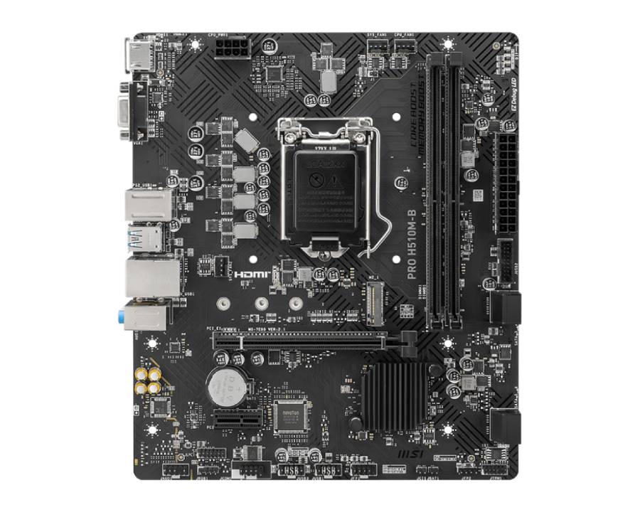 Motherboard Intel 1200/DDR4 MSI (PRO H510M-B)