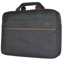 Promate Akita-MB.Black Contemporary Design Messenger Bag for Laptops Up to 16”
