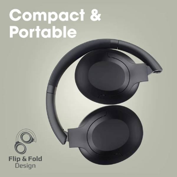 Promate Concord.BLACK ANC High-Fidelity Stereo Wireless Headphones