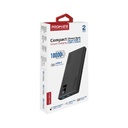 Promate Bolt-10PRO.BLACK 10000mAh Compact Smart Charging Power Bank with Dual USB-A & USB-C Output