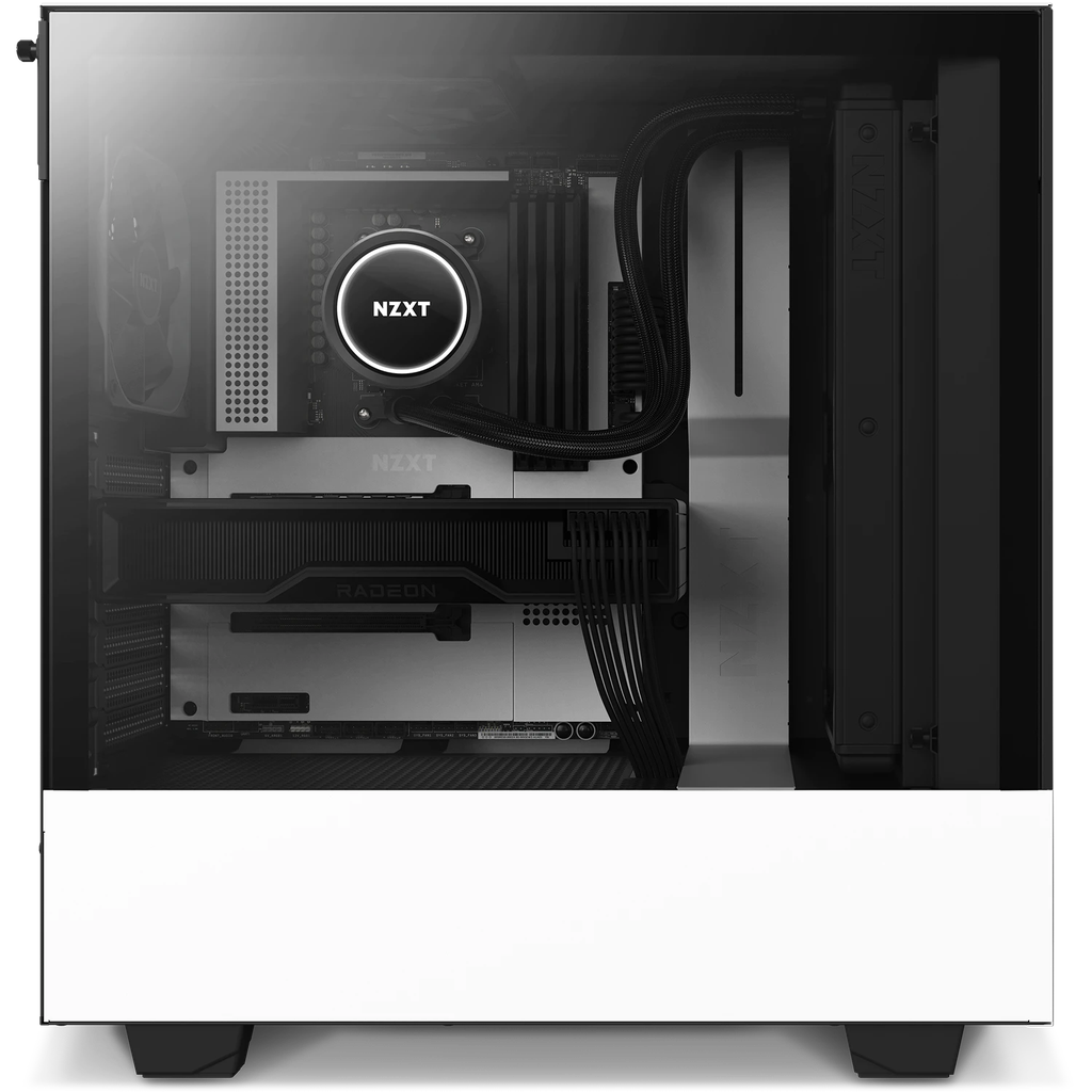 Casing NZXT H510 Flow Edition ATX White Mid-Tower Gaming Case
