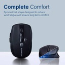 Promate Breeze.BLACK Silent Switch Streamlined Wireless Mouse