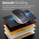 Promate Breeze.Silver Silent Switch Streamlined Wireless Mouse