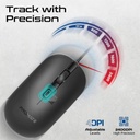 Promate CM2400 MaxComfort™ Adjustable DPI Wired Optical Mouse
