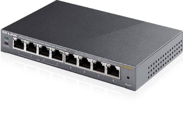 TP-Link 8-Port TL-SG108PE(UN) 8-Port Gigabit Easy Smart Switch With 4 Port POE+