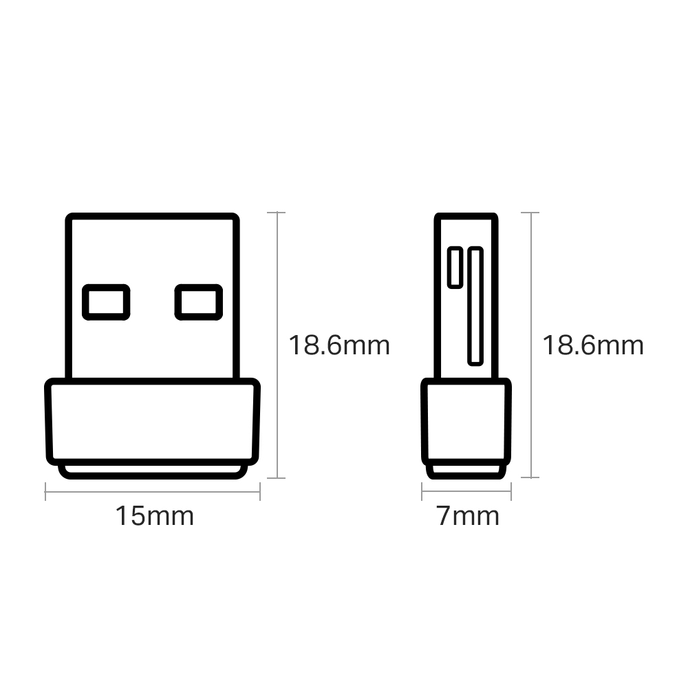 TP-Link Wireless Usb Adapter AC600 Nano (Archer T2U Nano)