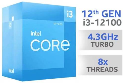 CPU Intel 1700 CI3-12100 (Without Box)