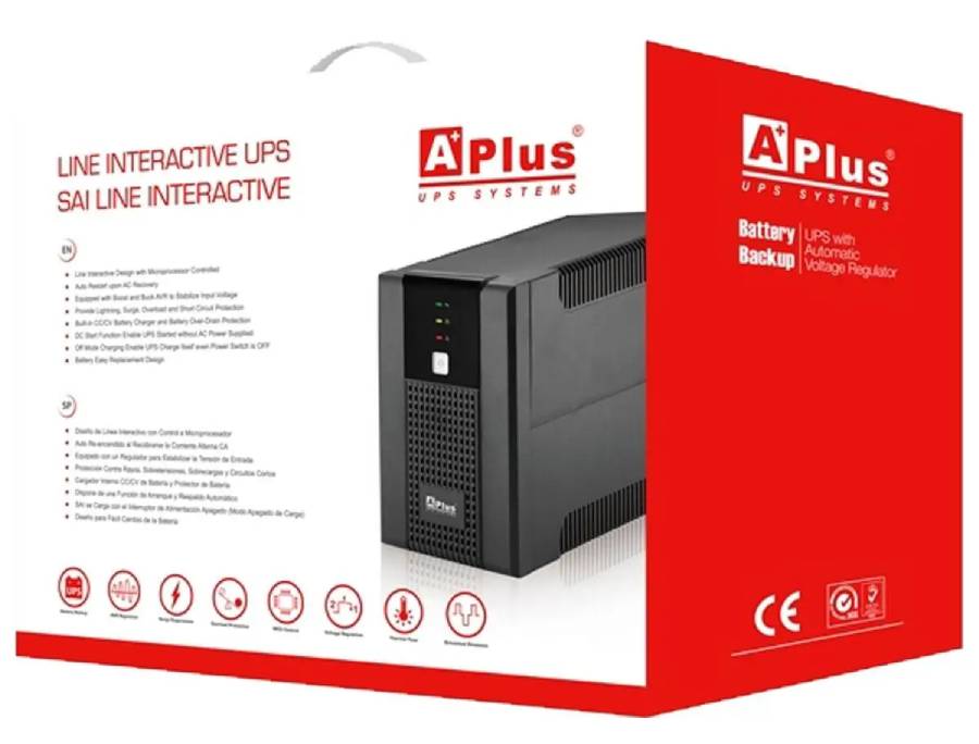 UPS APLUS 1500 VA Line Interactive (Plus5E-U1500R4)