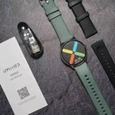 IMI Smartwatch KW66 Black+Green Double strap