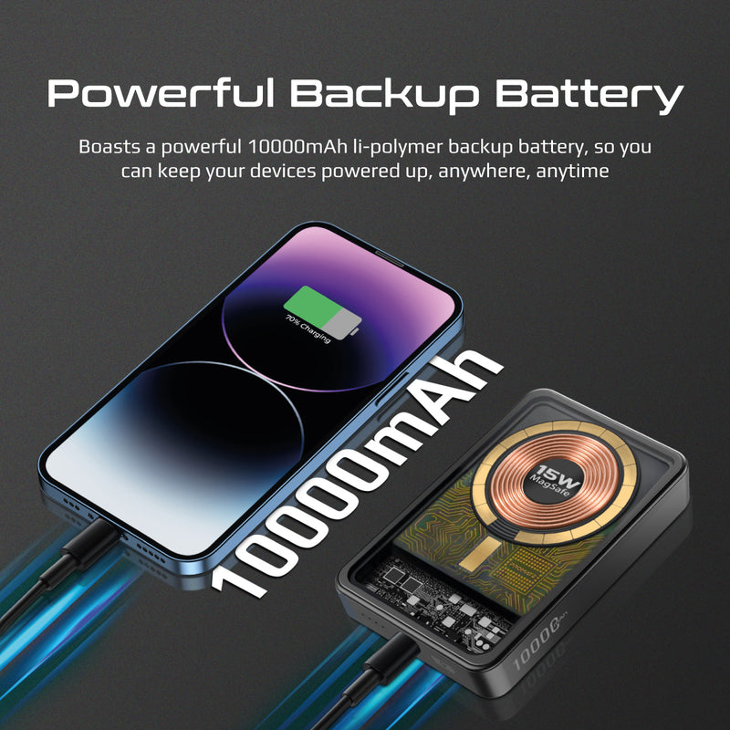 Promate Mobile Charger LUCIDPACK-10.BLACK