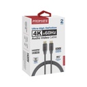 Promate HDMI Cable 3meters Ultra-High Definition 4K@60Hz HDMI Audio Video Cable (PROLINK4K60-300)