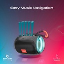 Promate LumiFlux™ High-Definition Wireless Speaker (CAPSULE-3.BLACK)