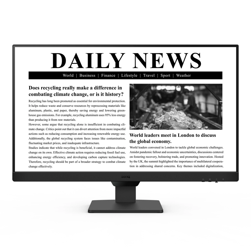 BenQ GW2790T ePaper Mode