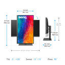 Monitor Led BenQ 27" (PD2705U)