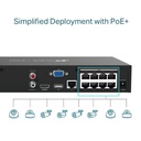 TP-Link 8 Channel PoE Network Video Recorder VIGI NVR1008H-8P(UN)