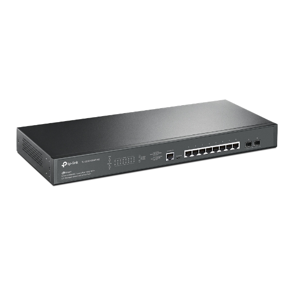 TP-Link JetStream 8-Port 2.5GBASE-T and 2-Port 10GE SFP+ L2+ Managed Switch with 8-Port PoE+ (SG3210XHP-M2)
