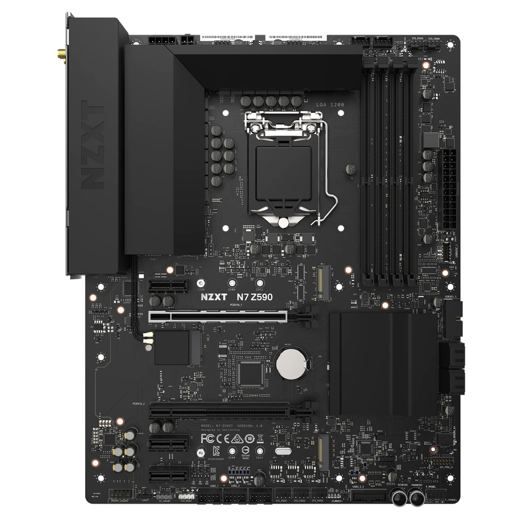 Motherboard Intel1200 / DDR4 NZXT (Z590  N7) Matte Black..