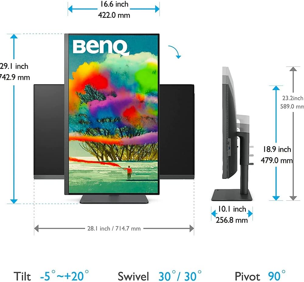 Monitor Led BenQ 31.5" (PD3205U)