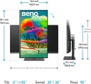 Monitor Led BenQ 31.5" (PD3205U)