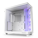 Casing NZXT H6 Flow (2023) Compact Dual-chamber White Case