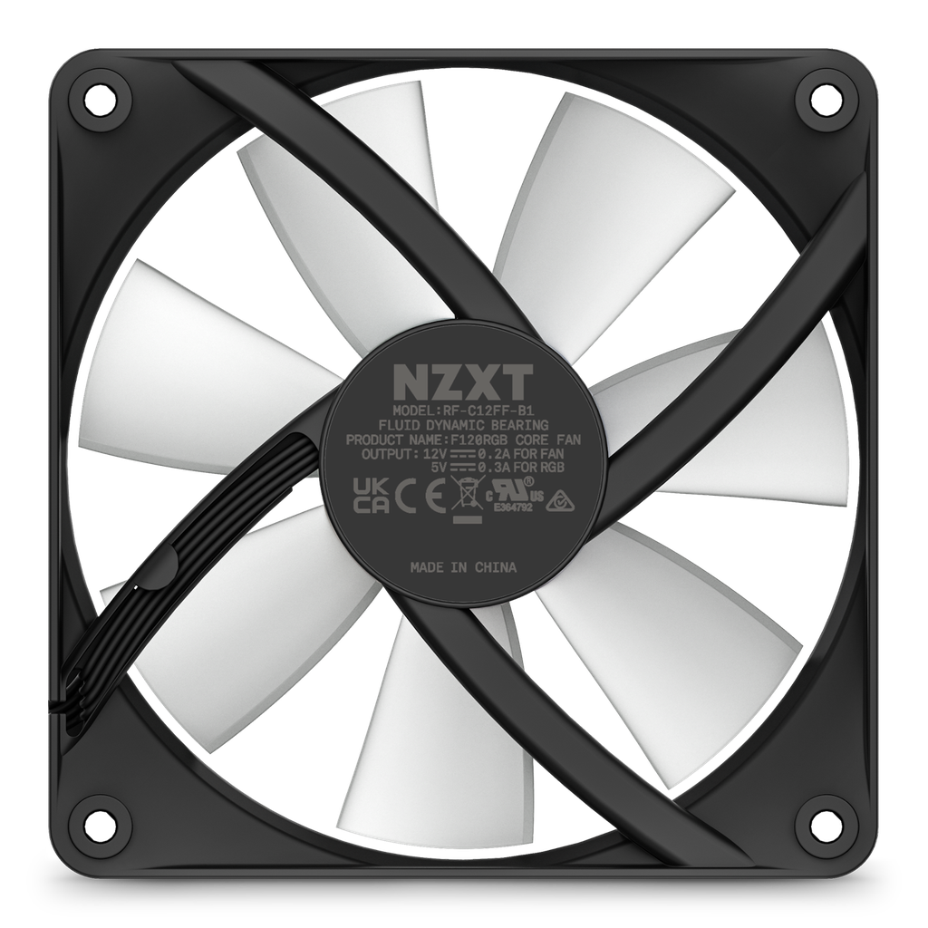 Fan NZXT F120 CORE RGB Series Single Black