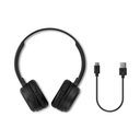 Philips On-Ear Wireless Headphones (TAH1108BK/00) Black