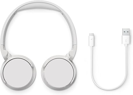 Philips On-Ear Wireless Headphones (TAH4209WT/00) White
