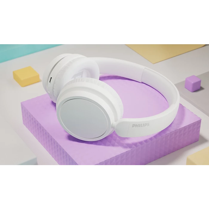 Philips On-Ear Wireless Headphones (TAH5209WT/00) White