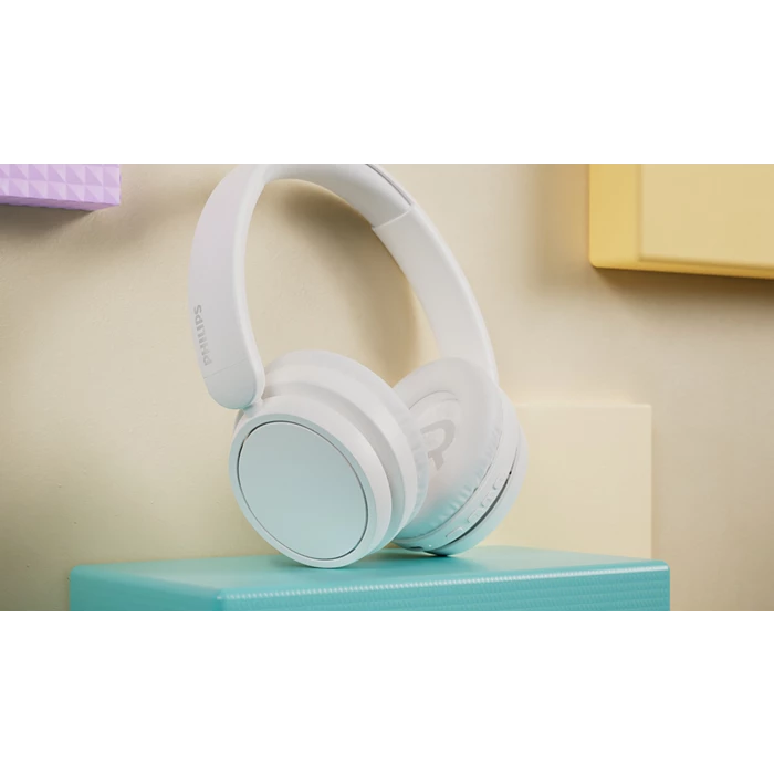 Philips On-Ear Wireless Headphones (TAH5209WT/00) White