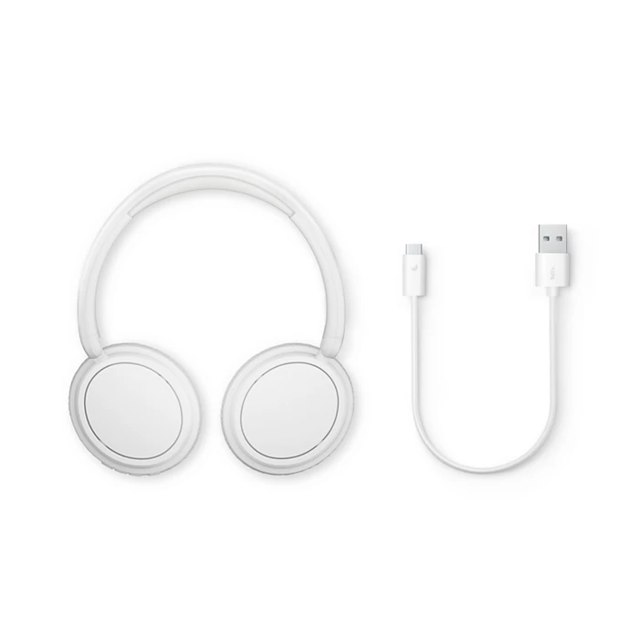 Philips On-Ear Wireless Headphones (TAH5209WT/00) White