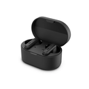 Philips True Wireless Earphones (TAT1108BK/97) 6mm Driver, IPX4, AI mic, 5 hours playtime + 10 hours Case charging playtime, 2 Hours charge time, 35 mAh earpiece, 250 mAh Case, USB-C charging Cable incl, Charging Case incl, BT 5.3, Black