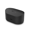 Philips True Wireless Earphones (TAT1108BK/97) 6mm Driver, IPX4, AI mic, 5 hours playtime + 10 hours Case charging playtime, 2 Hours charge time, 35 mAh earpiece, 250 mAh Case, USB-C charging Cable incl, Charging Case incl, BT 5.3, Black