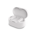 Philips True Wireless Earphones (TAT1108WT/97) 6mm Driver, IPX4, AI mic, 5 hours playtime + 10 hours Case charging playtime, 2 Hours charge time, 35 mAh earpiece, 250 mAh Case, USB-C charging Cable incl, Charging Case incl, BT 5.3, White