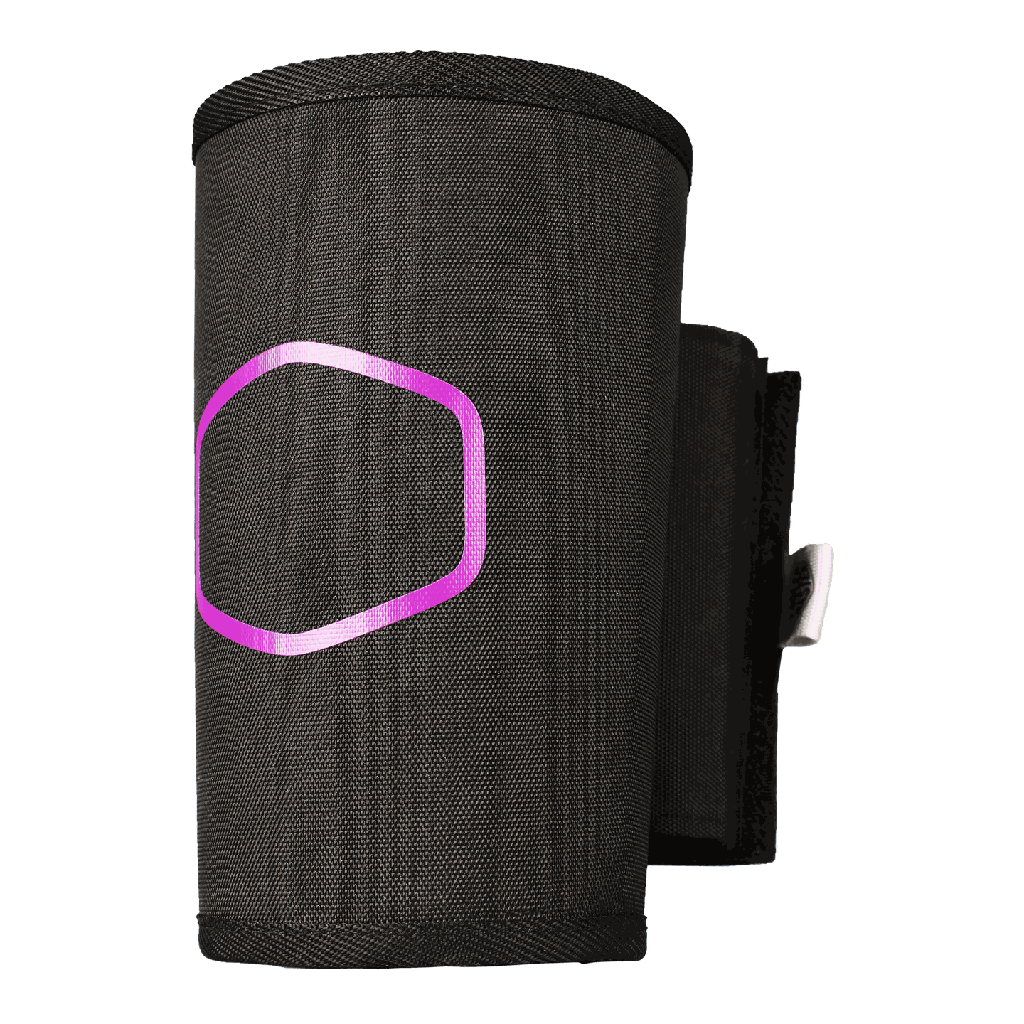 CH510 Cup sleeve Pink and Black