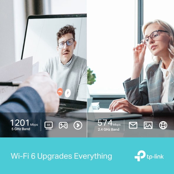 TP-Link Dual Band WiFi 6 Wireless Usb Adapter AX1800 (Archer TX20U(EU))