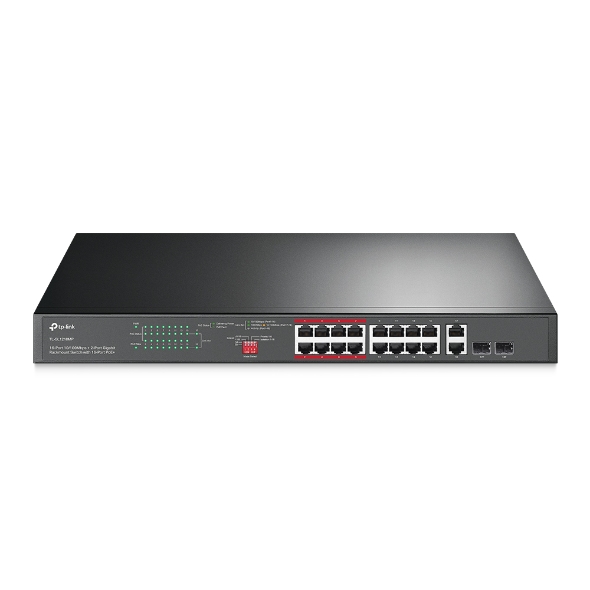 Switch TP-Link 16Port 10/100 + 2-Port Gigabit Unmanaged PoE Switch (TL-SL1218MP)