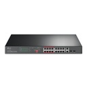 Switch TP-Link 16Port 10/100 + 2-Port Gigabit Unmanaged PoE Switch (TL-SL1218MP)