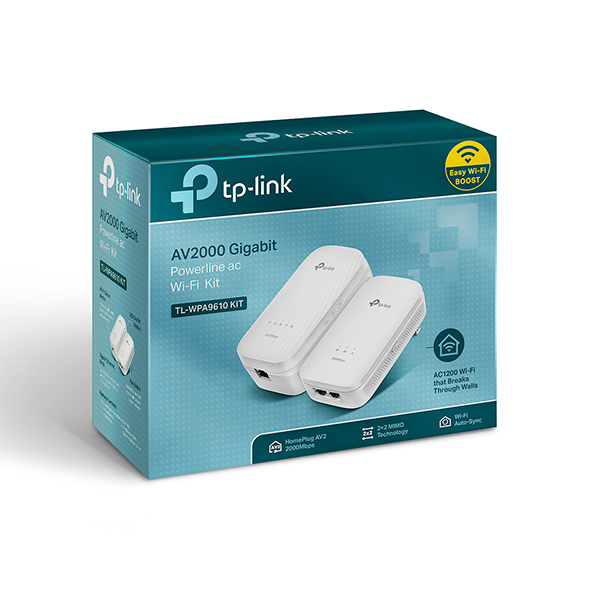 Powerline TP-Link WIFI Kit AV2000 Gigabyte (WPA9610-KIT)