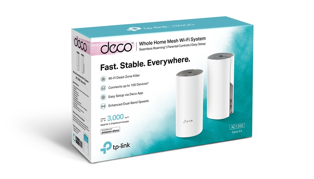 TP-Link  Mesh Wifi Deco E4 (2-Pack)